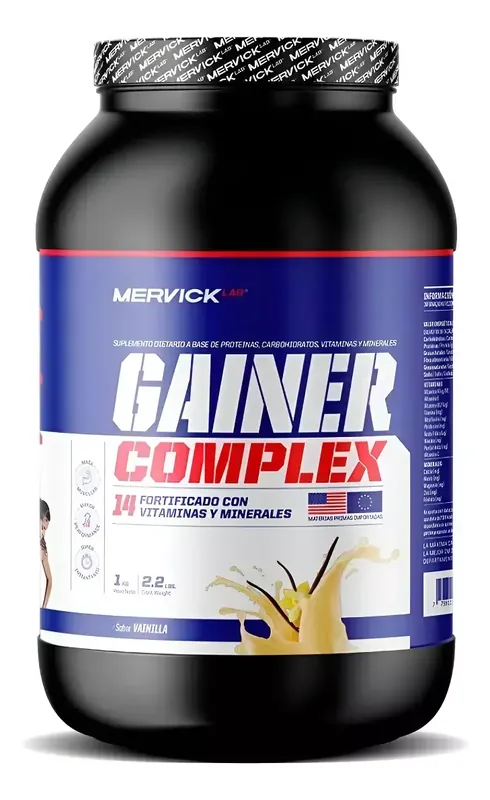 [TN-1518507882] Gainer complex Mervick 1,5 kg (Vainilla)
