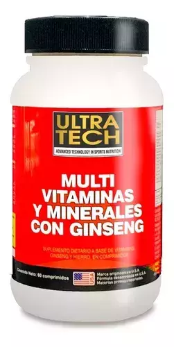 Multi Vitaminas y Minerales con Ginseng