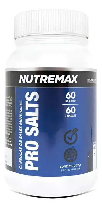 [TN-1518618769] Nutremax Pro Salts Capsulas De Electrolitos