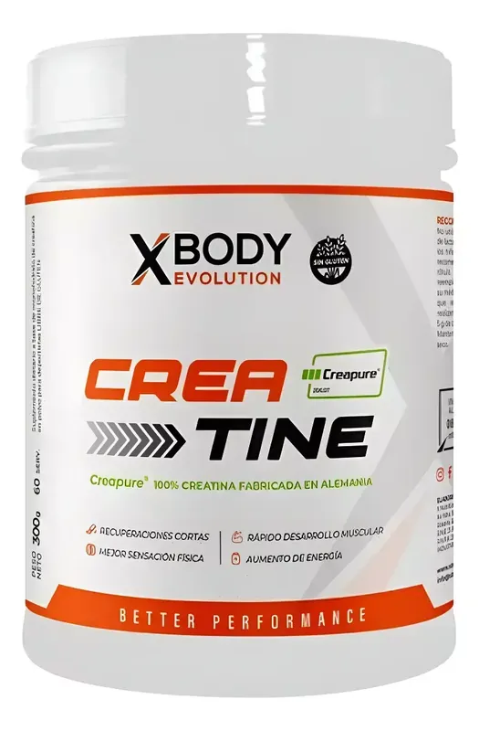 Xbody Creatina Creapure En Polvo - Pote 300g