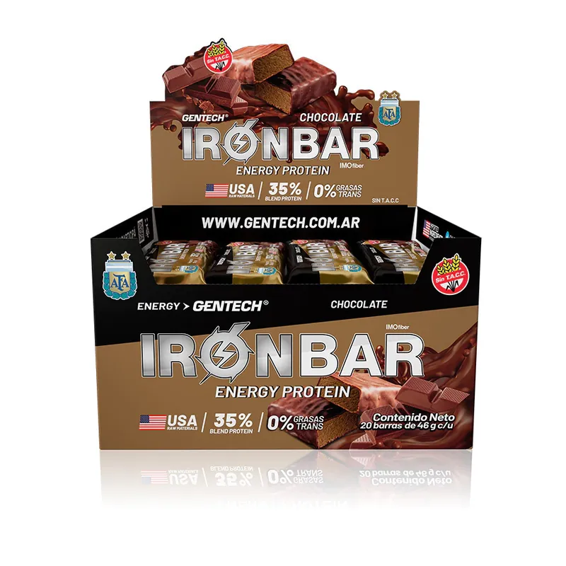 Caja Iron Bar Gentech 20 u