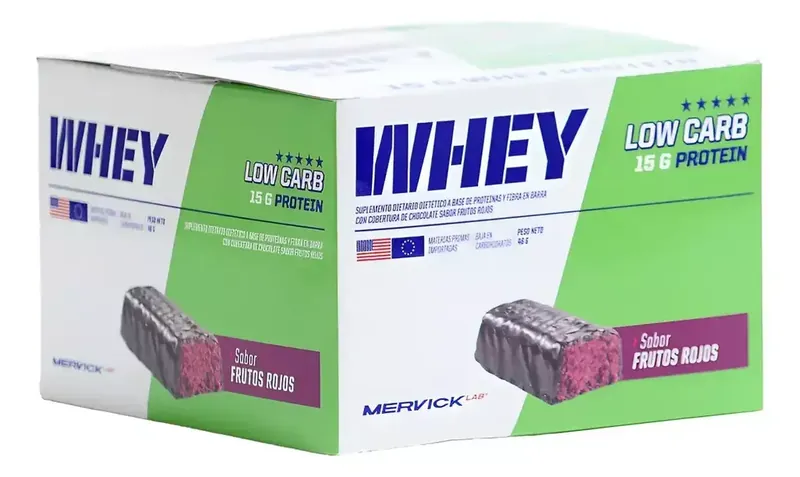 [TN-1518522011] Caja Low Carb Mervick 12 u (Frutos Rojos)