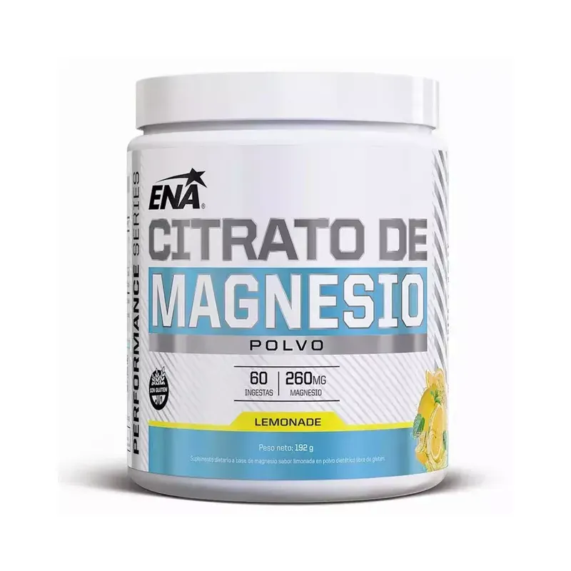 [TN-1518687049] Citrato De Magnesio En Polvo Ena Sport 192g
